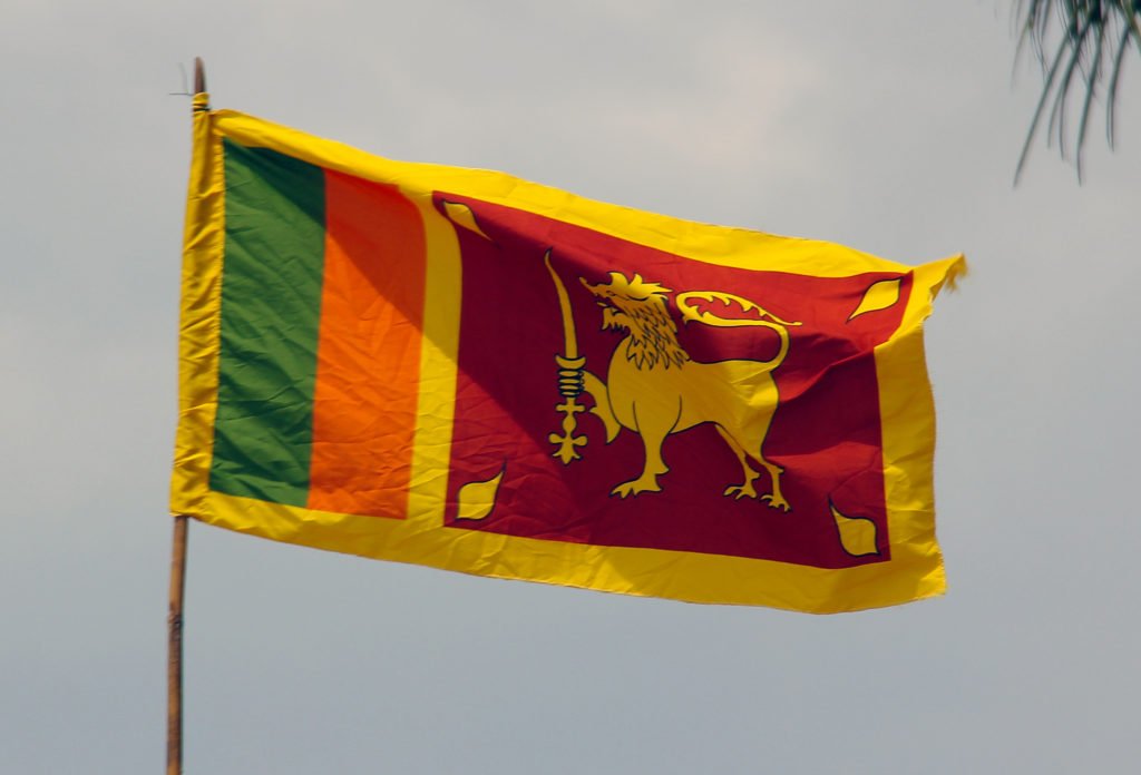 Sri lanka Flagge 