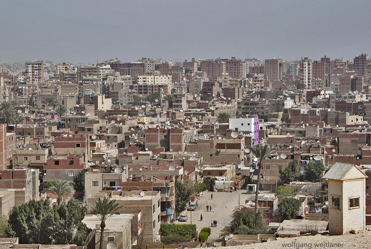 Blick über Gizeh, Kairo, Ägypten