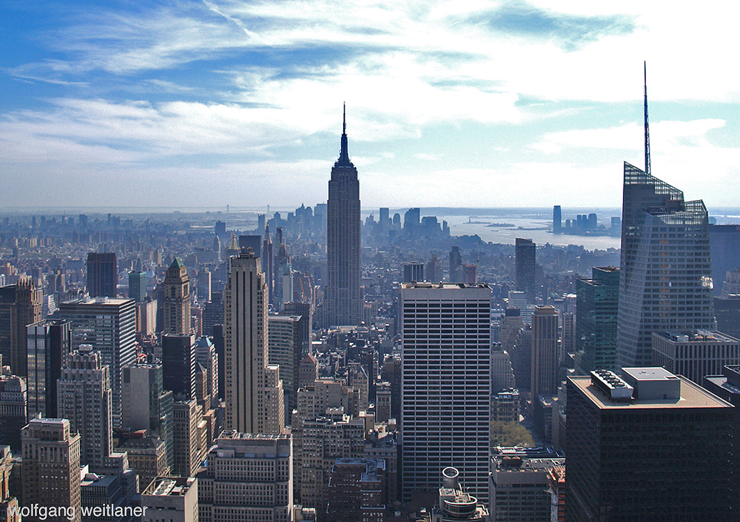 Blick über Manhattan, New York, USA