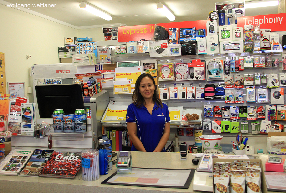 Zu Besuch auf der Post: Christmas Island, West-Australien