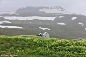 Fischerdorf Hesteyri, Westfjorde, Island
