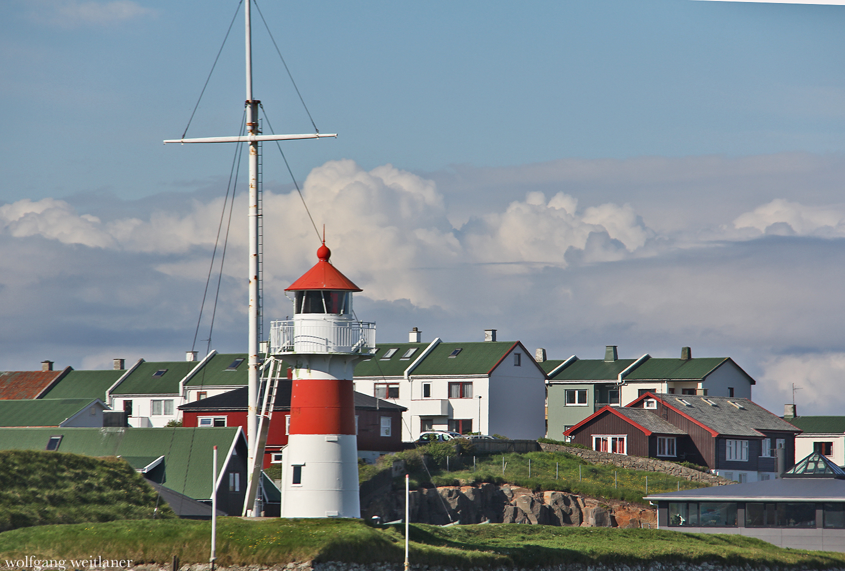 Leuchtturm Torshavn Färöer