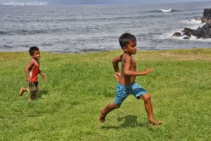 Kinder in Savai’i, Samoa